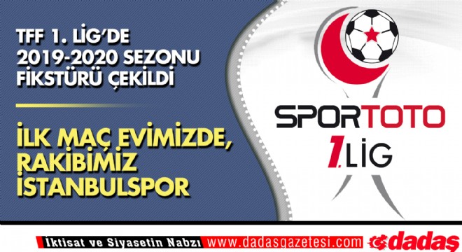 TFF 1. Lig’de 2019-2020 sezonu fikstürü çekildi 